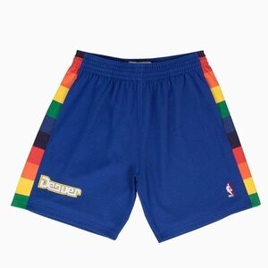 Mitchell and Ness Denver Nuggets NBA 1991-92 Road Shorts Small